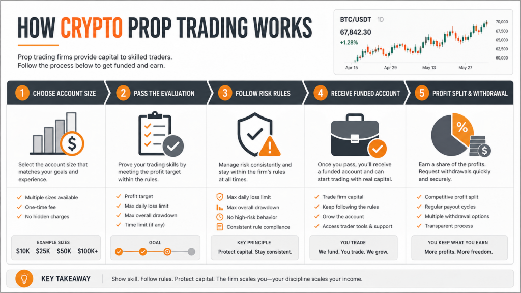How Crypto Prop Trading Works