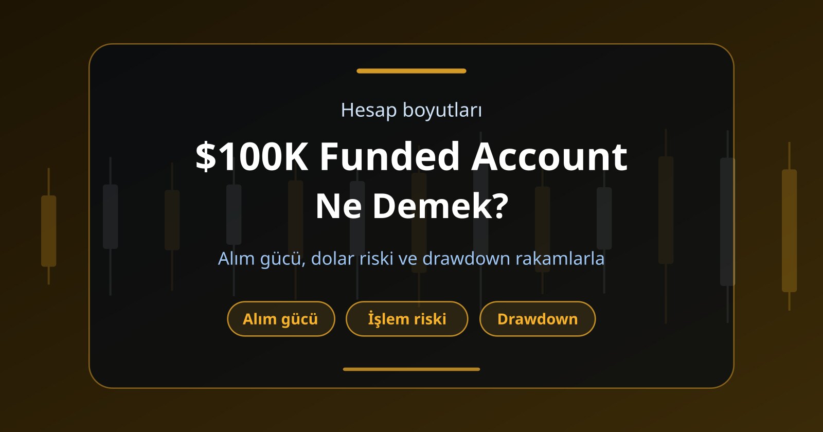 $100K Funded Account Gerçekte Ne Anlama Gelir? Sermaye, Risk ve Drawdown