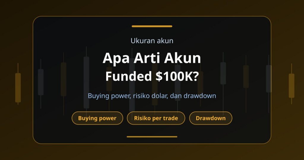 Apa Arti Akun Funded $100K? Modal Trading, Risiko dan Drawdown Dijelaskan