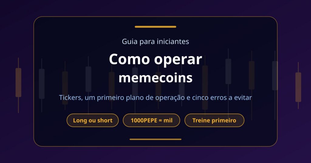 Como operar memecoins: guia para iniciantes com um primeiro plano de operação