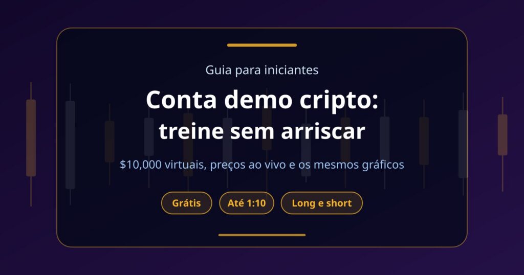 Conta demo cripto: como funciona e como abrir a sua na Fundex24