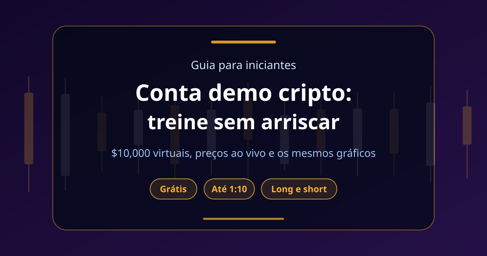 Conta demo cripto: como funciona e como abrir a sua na Fundex24