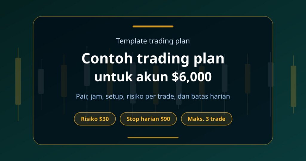Contoh Trading Plan untuk Challenge $6,000 yang Bisa Langsung Disalin