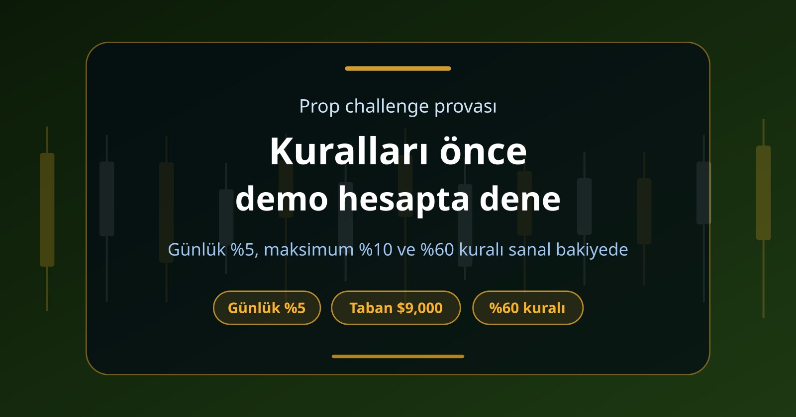 Demo Hesapta Prop Challenge Kuralları: Satın Almadan Önce Prova