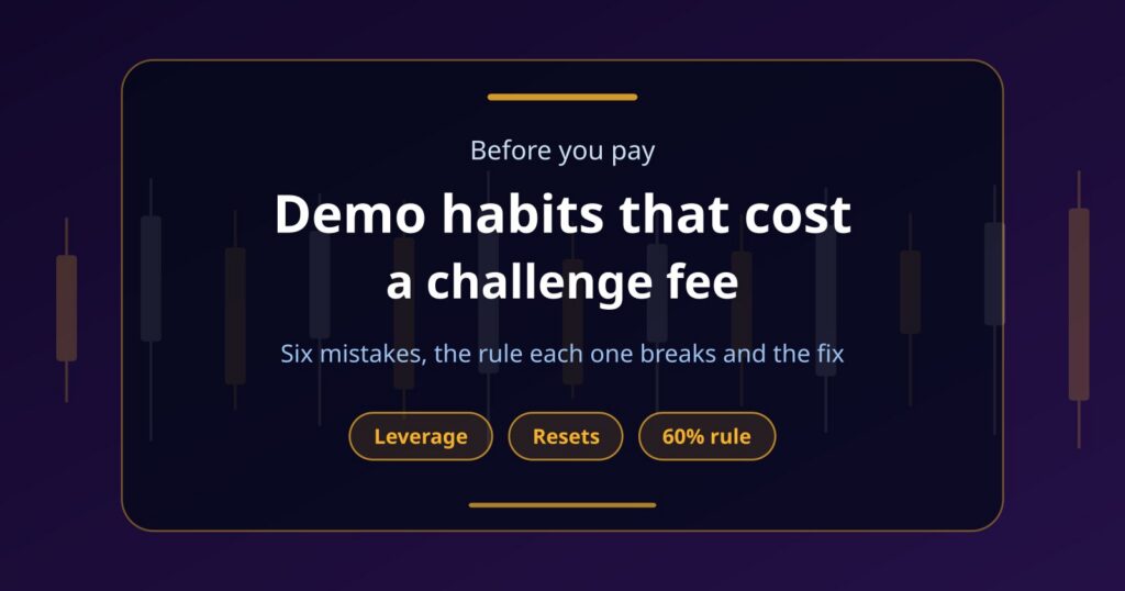 Demo Trading Mistakes That Cost You a Prop Challenge Fee Later