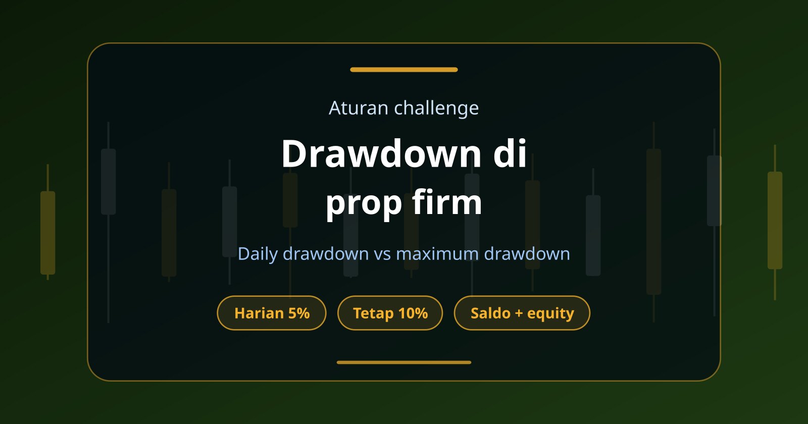 Apa Itu Drawdown di Prop Firm? Daily Drawdown vs Maximum Drawdown