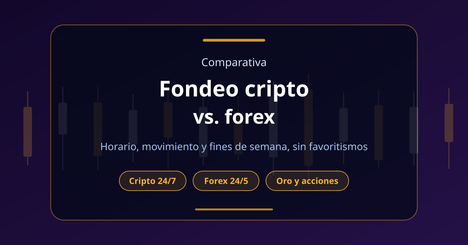 Fondeo cripto vs forex: cuándo te conviene más una prop firm cripto