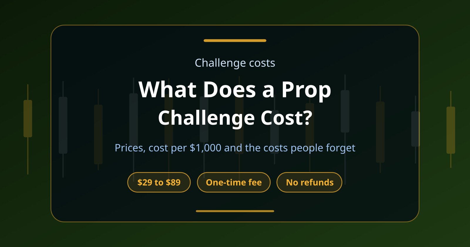 How Much Does a Prop Firm Challenge Cost? Fees and Funded Account Sizes Explained