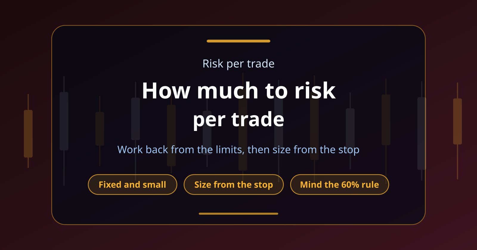 How Much Should You Risk per Trade on a Funded Account?