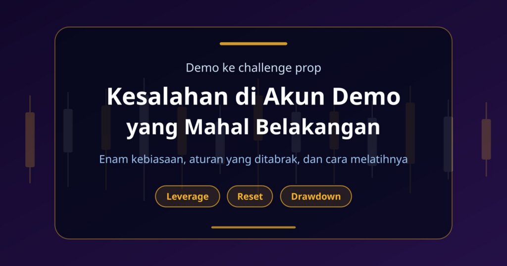 6 Kesalahan di Akun Demo yang Nanti Bikin Gagal Challenge Prop Firm