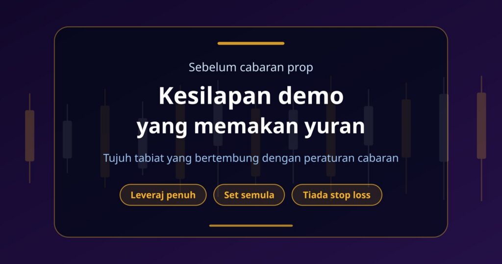 Kesilapan Demo Trading yang Memakan Yuran Cabaran Prop Firm