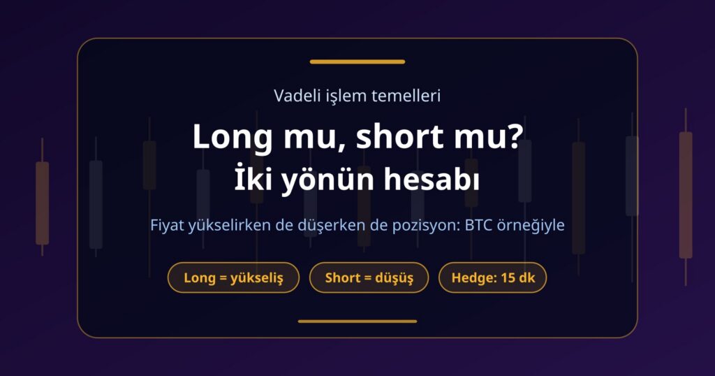 Long Short Nedir? BTC Örneğiyle İki Yönde Kâr-Zarar Hesabı