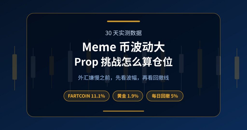 Meme 币波动 vs 外汇安静时段：Prop 挑战该不该追波动？