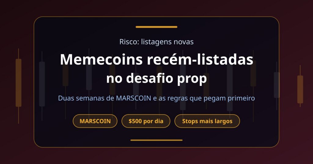 Memecoins recém-listadas no desafio prop: duas semanas de MARSCOIN