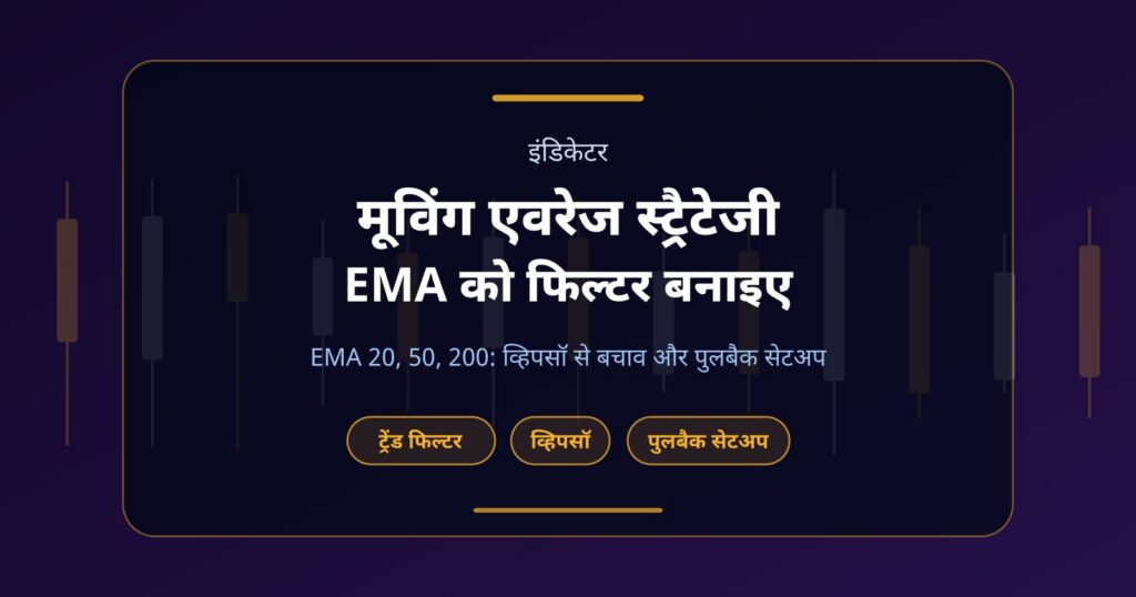 मूविंग एवरेज स्ट्रैटेजी: EMA 20, 50, 200 को ट्रेंड फिल्टर बनाइए