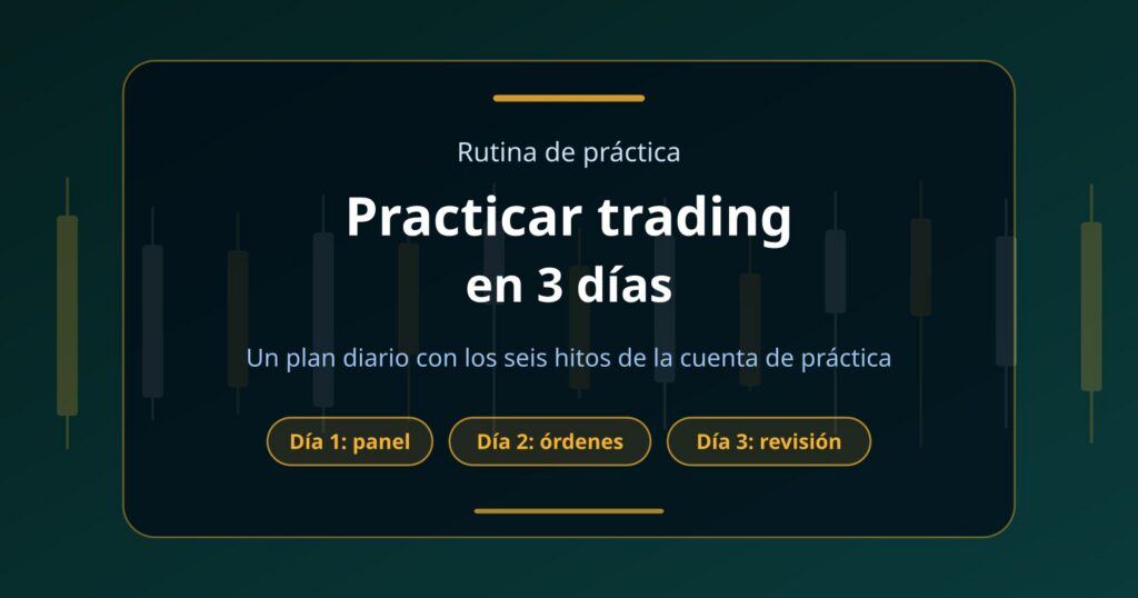Cómo practicar trading en 3 días: un plan con la cuenta demo de Fundex24