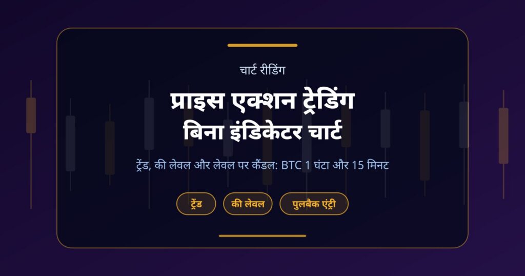 प्राइस एक्शन ट्रेडिंग: बिना इंडिकेटर BTC चार्ट पढ़ने का तरीका