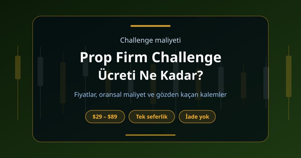 Prop Firm Challenge Ücreti Ne Kadar? Funded Account Boyutlarına Göre Maliyetler