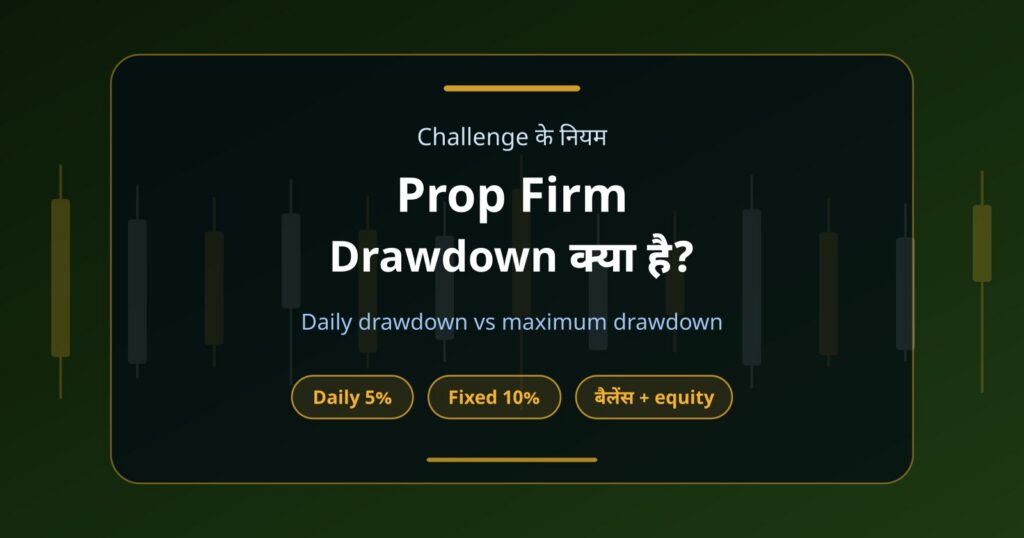 Prop Firm Drawdown क्या है? Daily Drawdown vs Maximum Drawdown