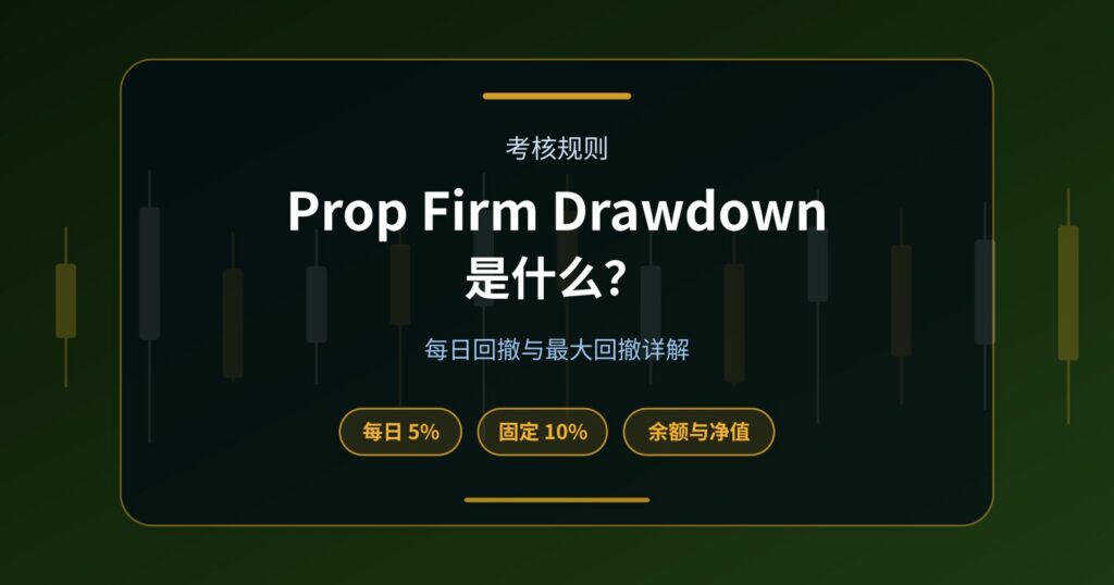 Prop Firm Drawdown 是什么？Daily Drawdown 与 Maximum Drawdown 详解