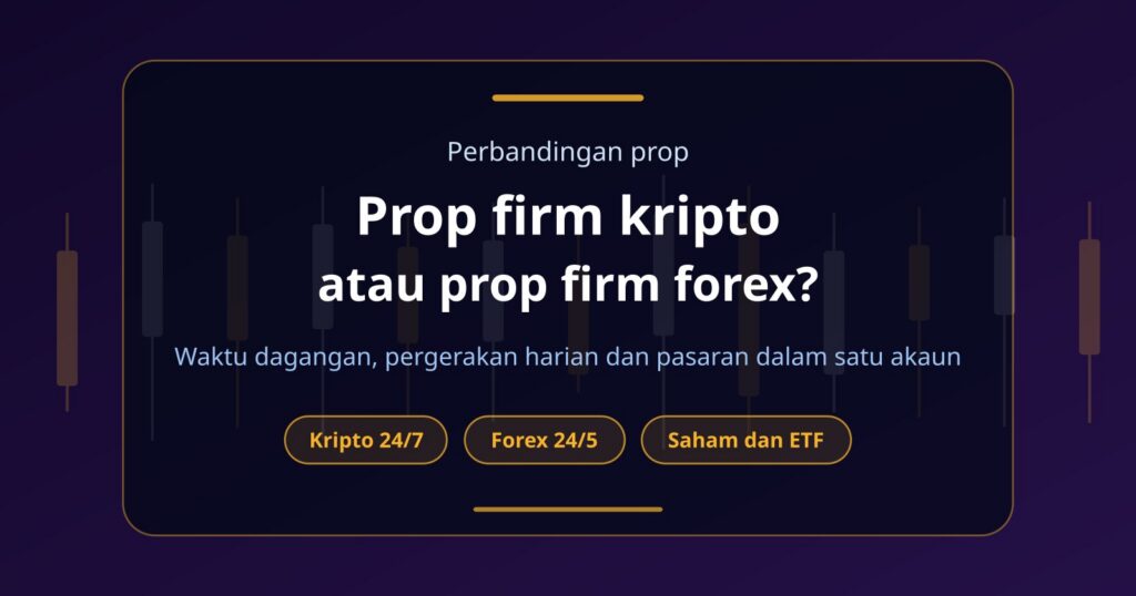 Prop Firm Kripto vs Forex: Mana Lebih Sesuai untuk Gaya Trading Anda?