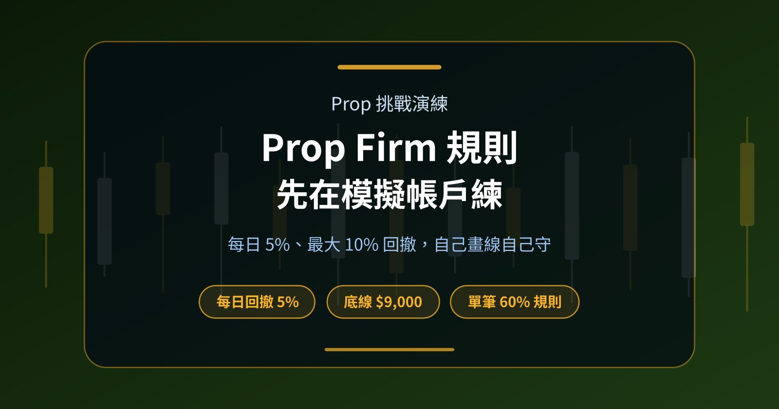 Prop Firm 挑戰規則先在模擬帳戶練：付費前的演練手冊