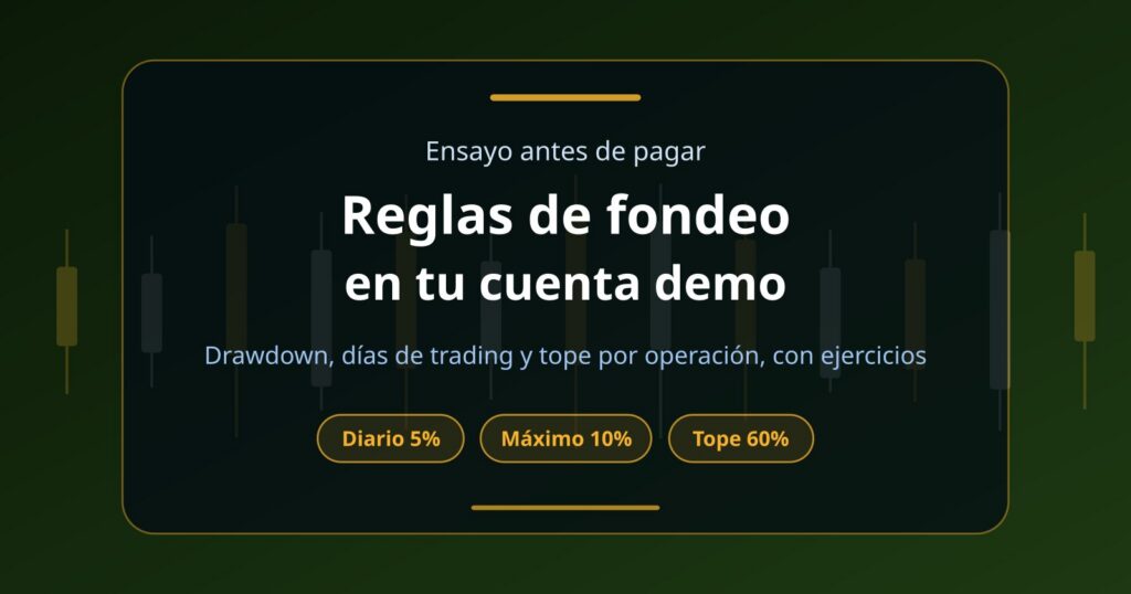 Reglas de fondeo: cómo practicarlas en una cuenta demo antes de pagar