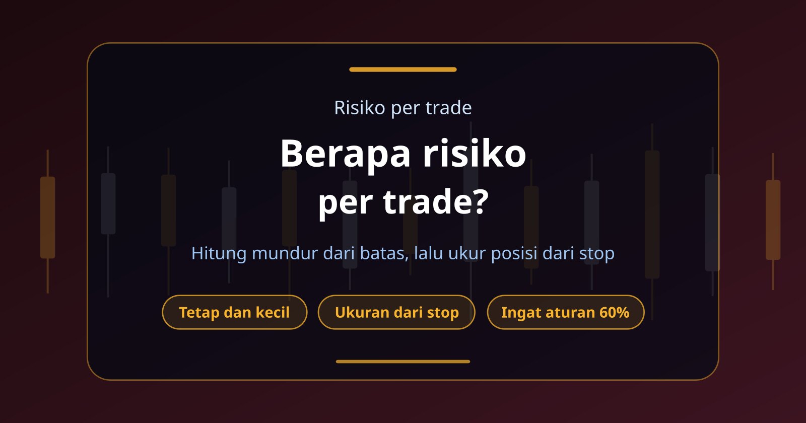 Berapa Risiko per Trade yang Aman untuk Akun Funded?