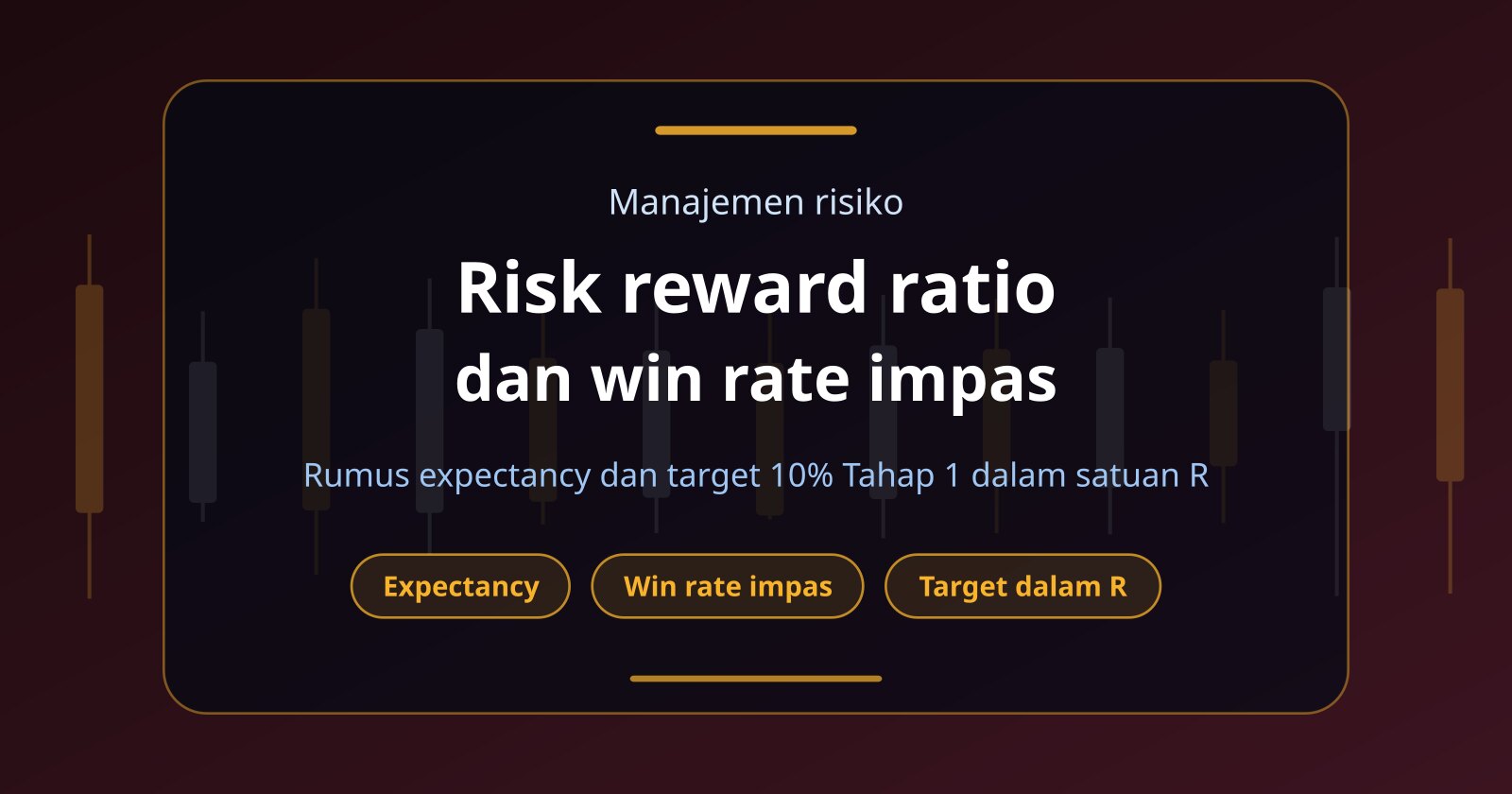 Risk Reward Ratio: Kenapa 1:3 Nggak Selalu Lebih Baik dari 1:2