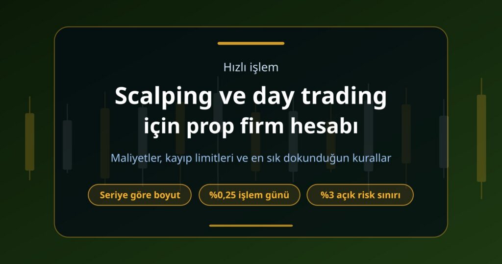 Scalping ve Day Trading İçin Prop Firm Hesabı Nasıl Seçilir?