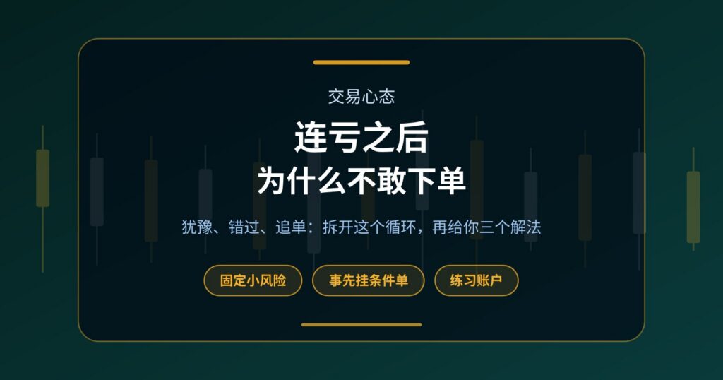 连亏之后不敢下单？犹豫、错过、追单的循环怎么打破