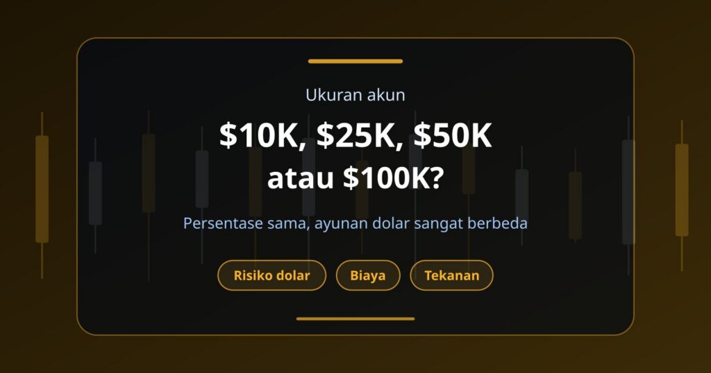 Akun Funded $10K, $25K, $50K atau $100K: Mana yang Sebaiknya Dipilih?