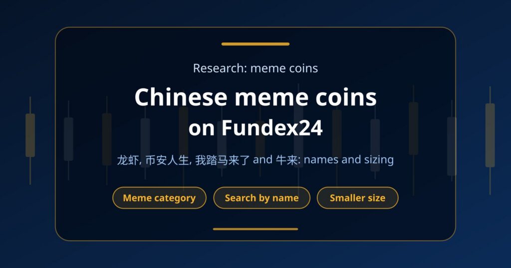 Chinese Meme Coins: What 龙虾, 币安人生, 我踏马来了 and 牛来 Mean