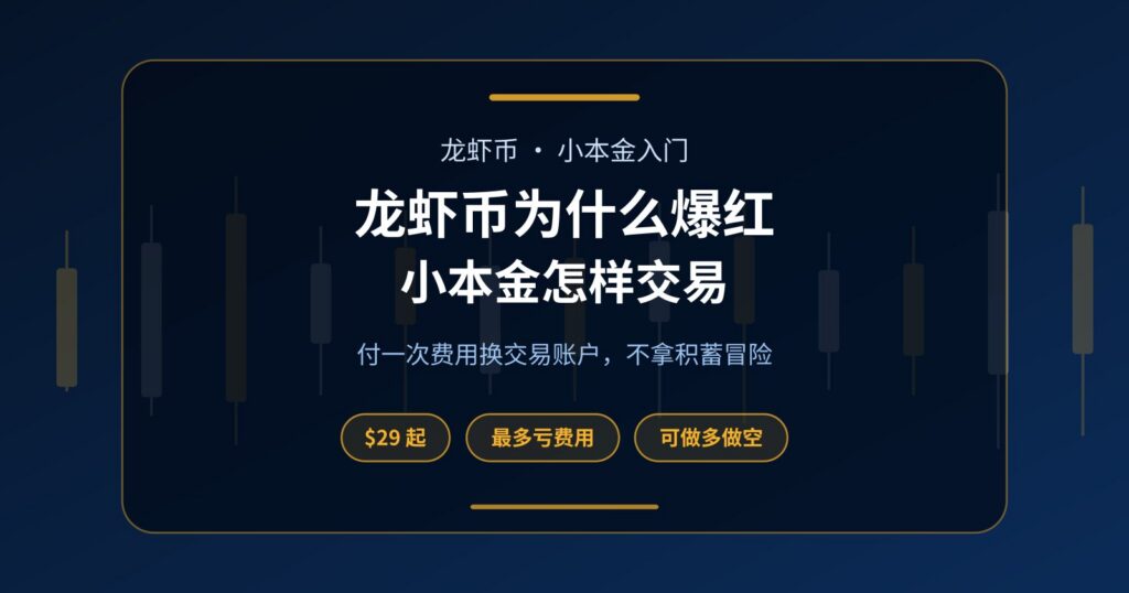 龙虾币是什么、怎么交易？小本金不拿积蓄冒险的做法