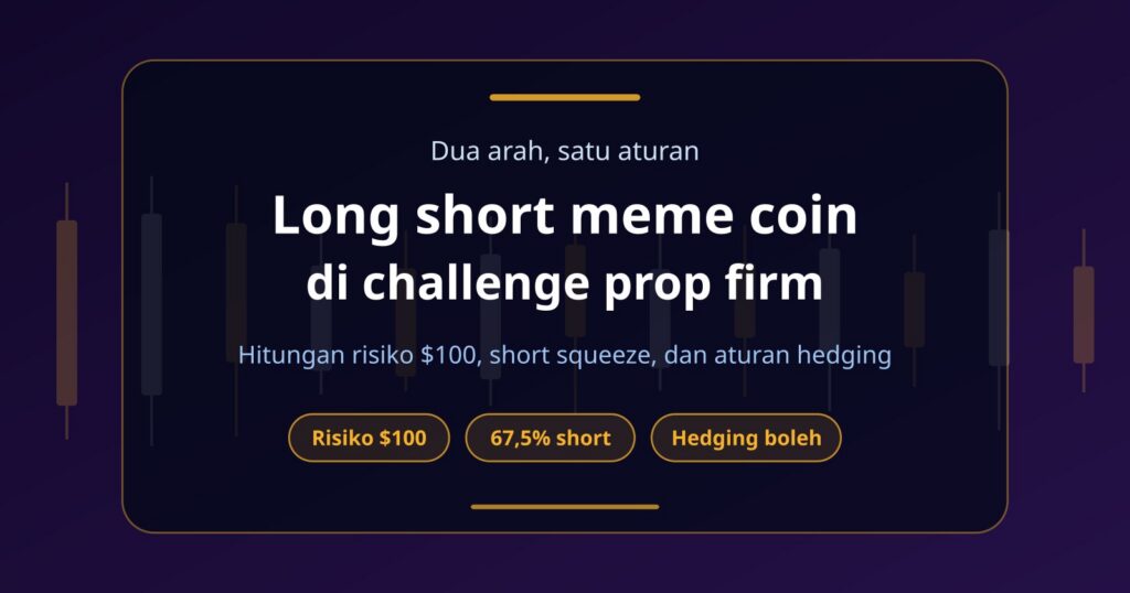 Long Short Meme Coin di Prop Firm Challenge: Hitungan dan Aturannya
