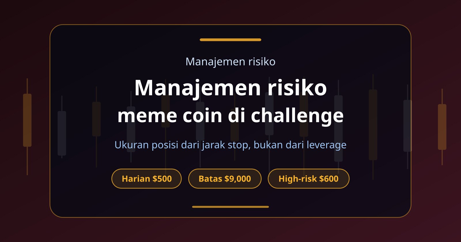 Manajemen Risiko Meme Coin di Prop Firm Challenge: Hitungan Akun $10,000