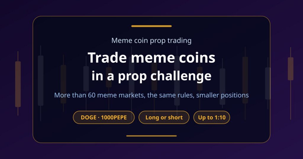 Meme Coin Prop Firm: Can You Trade DOGE, PEPE and WIF in a Challenge?