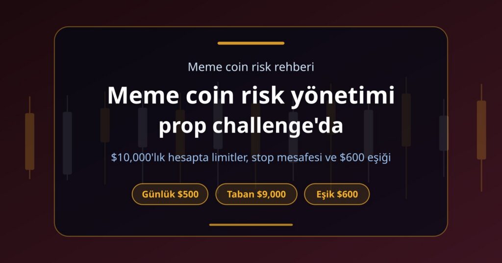 Meme Coin Risk Yönetimi: Prop Challenge’da Hesabı Bir İğneye Kurban Etme