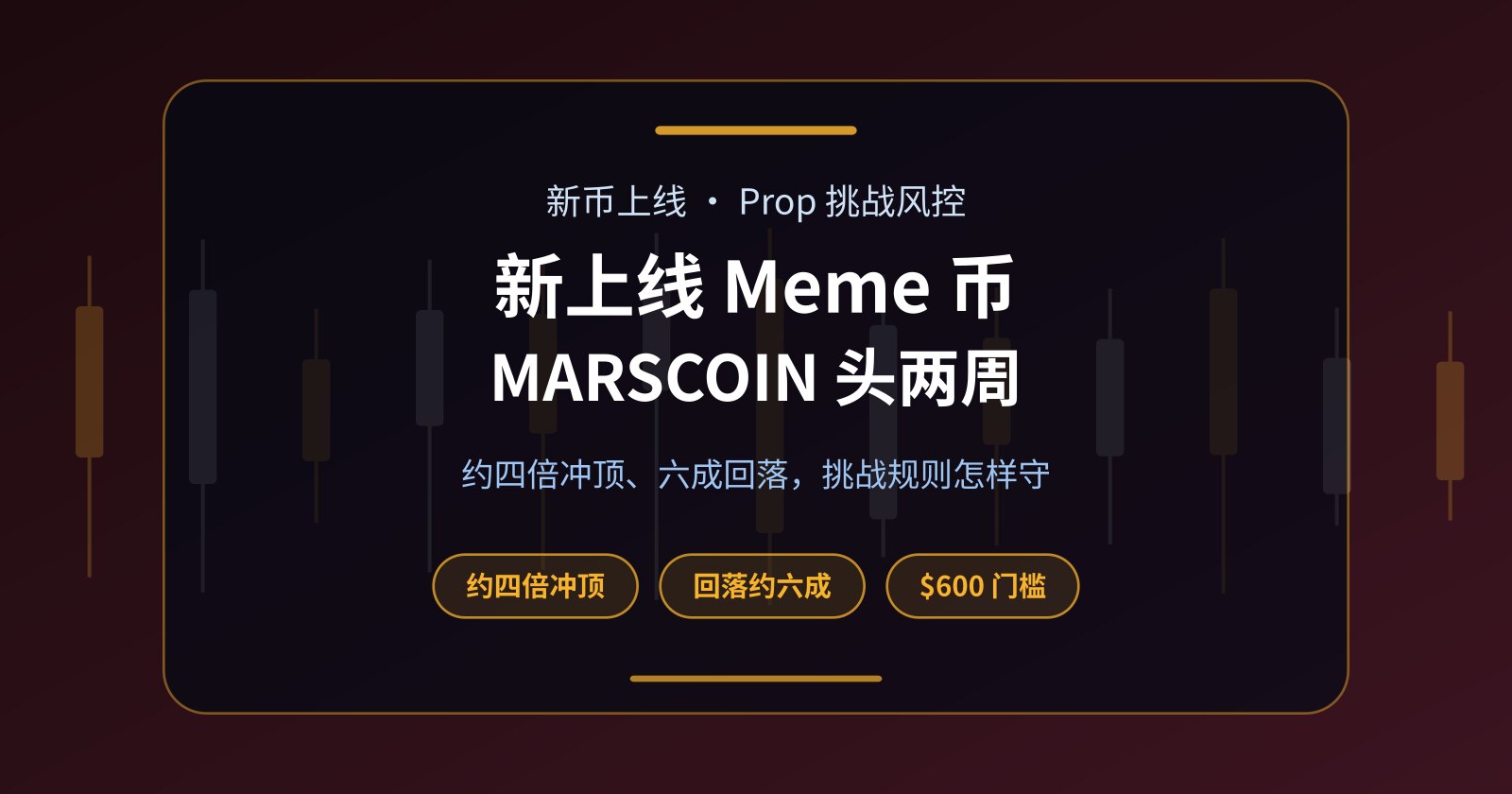 新上线 Meme 币怎么做？用 MARSCOIN 头两周看 Prop 挑战风控
