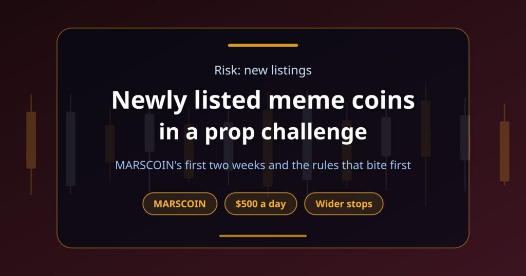 Newly Listed Meme Coins in a Prop Challenge: MARSCOIN’s First Two Weeks