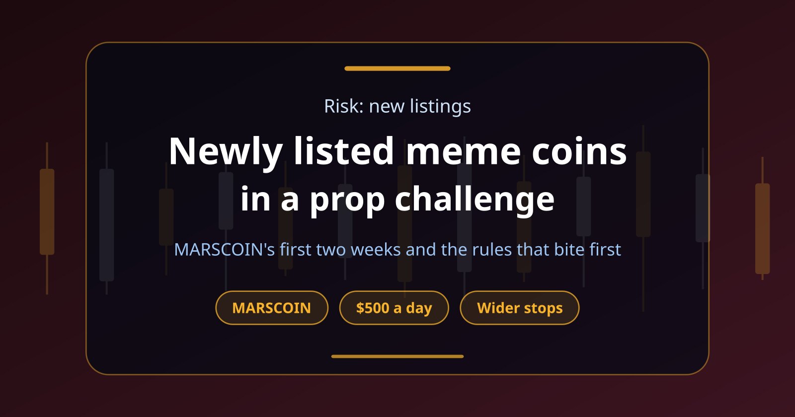 Newly Listed Meme Coins in a Prop Challenge: MARSCOIN’s First Two Weeks