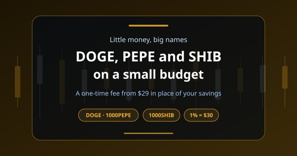 DOGE, PEPE and SHIB: How to Trade Dogecoin With a Small Budget