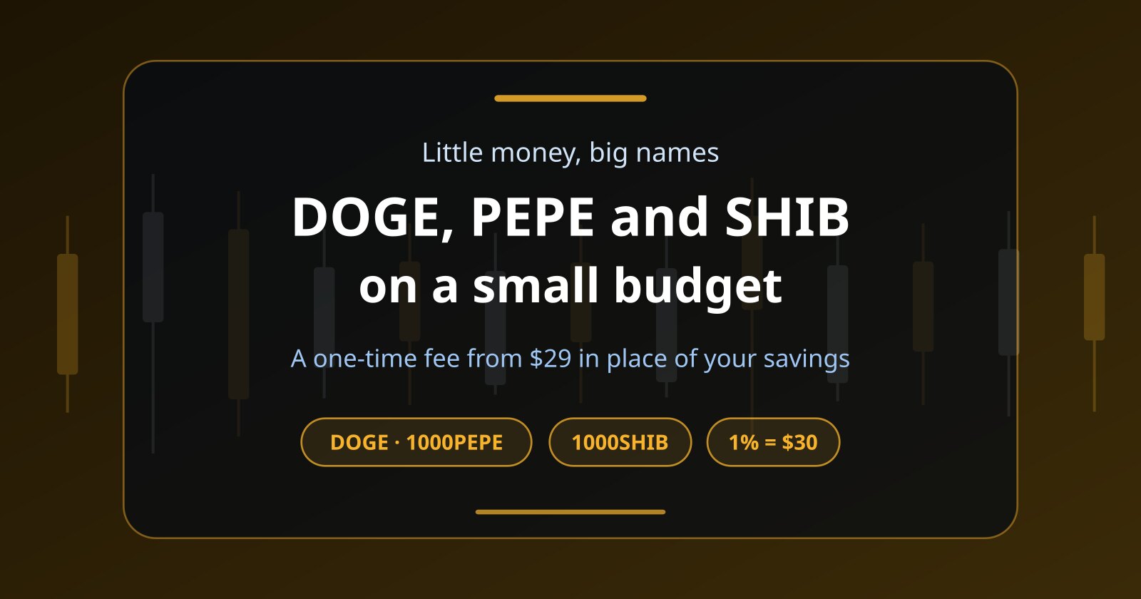 DOGE, PEPE and SHIB: How to Trade Dogecoin With a Small Budget
