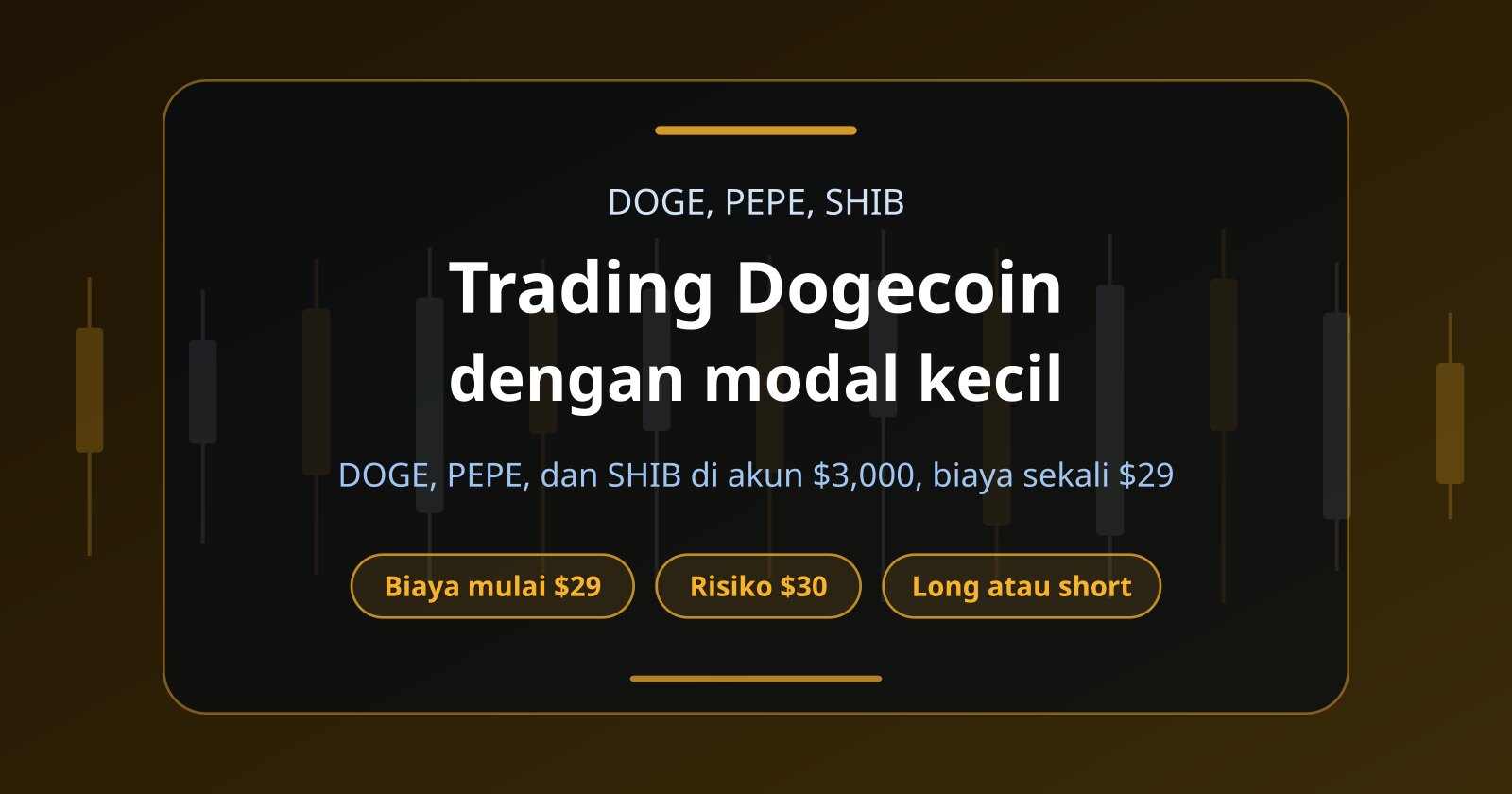 Trading Dogecoin Modal Kecil: DOGE, PEPE, dan SHIB Tanpa Pakai Tabungan