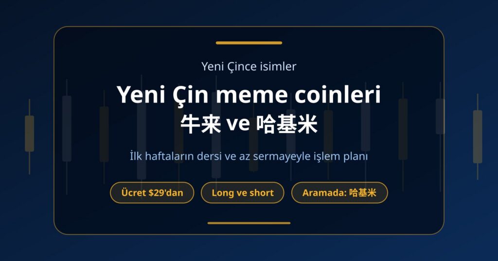 Yeni Çin Meme Coinleri 牛来 ve 哈基米: Az Sermayeyle Nasıl Trade Edilir?