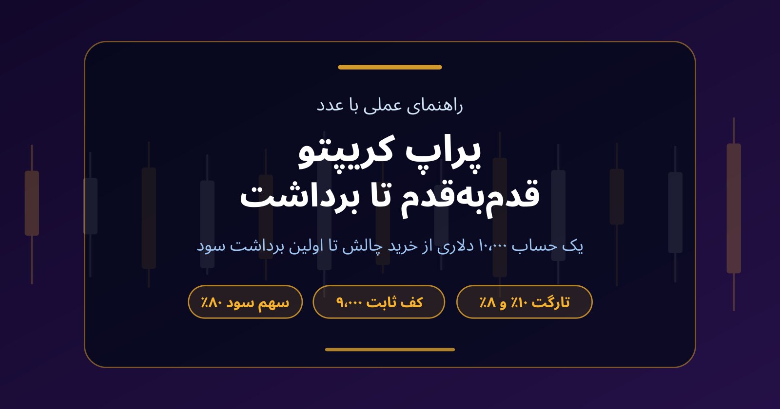 پراپ کریپتو قدم‌به‌قدم؛ از خرید چالش تا اولین برداشت با عدد واقعی