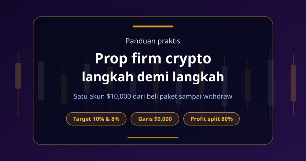 Prop Firm Crypto Langkah demi Langkah: Hitungan Akun $10,000