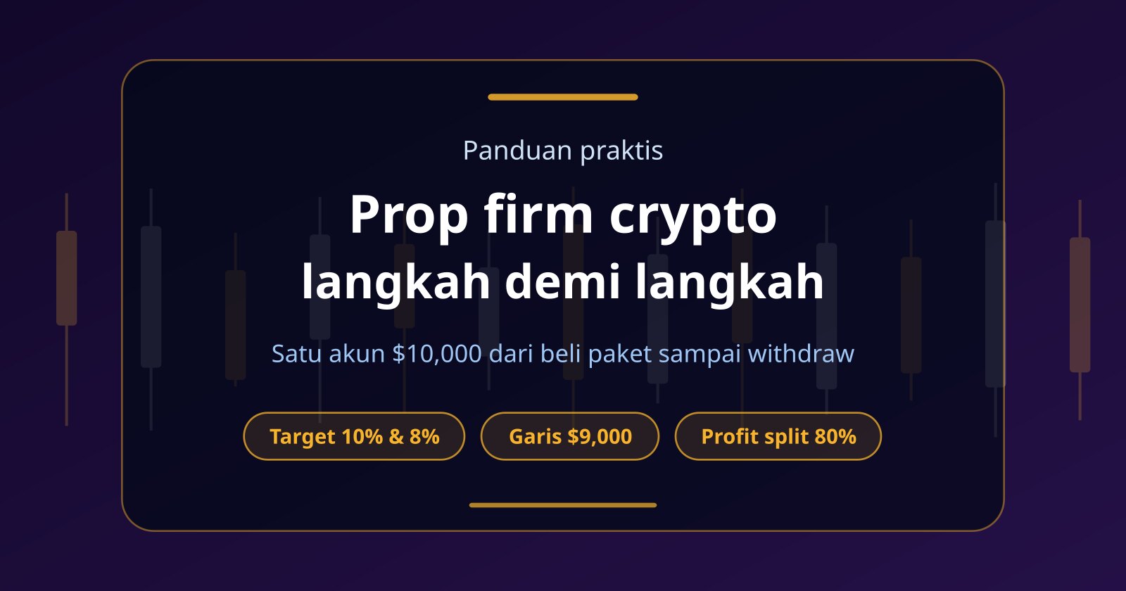 Prop Firm Crypto Langkah demi Langkah: Hitungan Akun $10,000