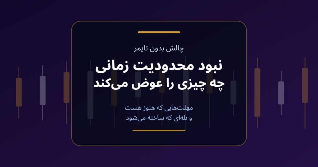 چالش پراپ بدون محدودیت زمانی؛ نبود تایمر چه چیزی را عوض می‌کند