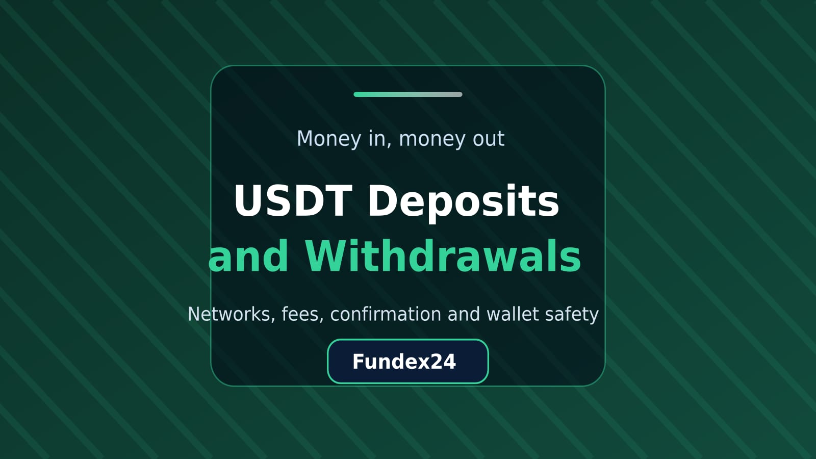 USDT Deposits and Withdrawals in Crypto Prop Trading